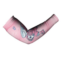 Cabo Verde Football 2026 Custom Arm Sleeves Tubaroes Azuis Goalkeeper Pink Jersey