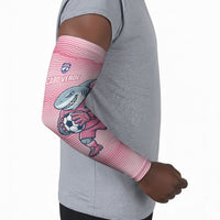 Cabo Verde Football 2026 Custom Arm Sleeves Tubaroes Azuis Goalkeeper Pink Jersey