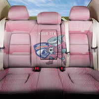 Cabo Verde Football 2026 Custom Back Car Seat Cover Tubaroes Azuis Goalkeeper Pink Jersey