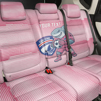 Cabo Verde Football 2026 Custom Back Car Seat Cover Tubaroes Azuis Goalkeeper Pink Jersey