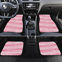 Cabo Verde Football 2026 Custom Car Mats Tubaroes Azuis Goalkeeper Pink Jersey