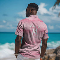 Cabo Verde Football 2026 Custom Hawaiian Shirt Tubaroes Azuis Goalkeeper Pink Jersey