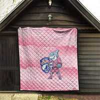 Cabo Verde Football 2026 Custom Quilt Tubaroes Azuis Goalkeeper Pink Jersey