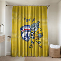 Cabo Verde Football 2026 Custom Bathroom Set Tubaroes Azuis Goalkeeper Yellow Jersey