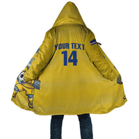 Cabo Verde Football 2026 Custom Cloak Tubaroes Azuis Goalkeeper Yellow Jersey