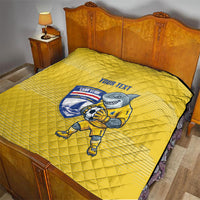 Cabo Verde Football 2026 Custom Quilt Tubaroes Azuis Goalkeeper Yellow Jersey