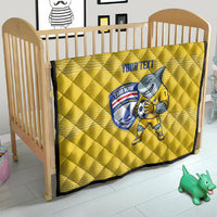 Cabo Verde Football 2026 Custom Quilt Tubaroes Azuis Goalkeeper Yellow Jersey