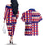 Haiti Christmas Couples Matching Off The Shoulder Long Sleeve Dress and Hawaiian Shirt Jwaye Nowe 2023 With Coat Of Arms - Wonder Print Shop