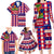 Haiti Christmas Family Matching Long Sleeve Bodycon Dress and Hawaiian Shirt Jwaye Nowe 2023 With Coat Of Arms - Wonder Print Shop
