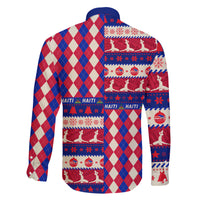 Haiti Christmas Family Matching Long Sleeve Bodycon Dress and Hawaiian Shirt Jwaye Nowe 2023 With Coat Of Arms - Wonder Print Shop