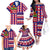 Haiti Christmas Family Matching Off Shoulder Long Sleeve Dress and Hawaiian Shirt Jwaye Nowe 2023 With Coat Of Arms - Wonder Print Shop