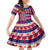 Haiti Christmas Family Matching Short Sleeve Bodycon Dress and Hawaiian Shirt Jwaye Nowe 2023 With Coat Of Arms - Wonder Print Shop