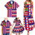 Haiti Christmas Family Matching Summer Maxi Dress and Hawaiian Shirt Jwaye Nowe 2023 With Coat Of Arms - Wonder Print Shop