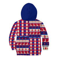 Haiti Christmas Kid Hoodie Jwaye Nowe 2023 With Coat Of Arms - Wonder Print Shop