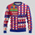 Haiti Christmas Ugly Christmas Sweater Jwaye Nowe 2023 With Coat Of Arms - Wonder Print Shop