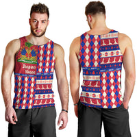 Haiti Christmas Men Tank Top Jwaye Nowe 2023 With Coat Of Arms - Wonder Print Shop