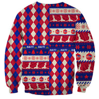 Haiti Christmas Sweatshirt Jwaye Nowe 2023 With Coat Of Arms - Wonder Print Shop