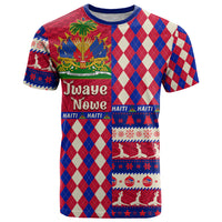 Haiti Christmas T Shirt Jwaye Nowe 2023 With Coat Of Arms - Wonder Print Shop