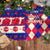 Haiti Christmas Tree Skirt Jwaye Nowe 2023 With Coat Of Arms - Wonder Print Shop