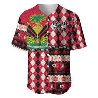 Haiti 1964 Christmas Baseball Jersey Jwaye Nowe 2023 With Coat Of Arms - Wonder Print Shop