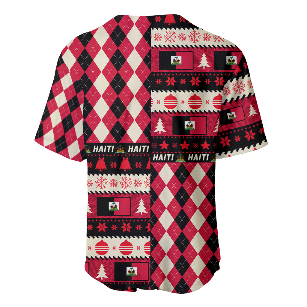 Haiti 1964 Christmas Baseball Jersey Jwaye Nowe 2023 With Coat Of Arms - Wonder Print Shop