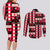 Haiti 1964 Christmas Couples Matching Long Sleeve Bodycon Dress and Long Sleeve Button Shirt Jwaye Nowe 2023 With Coat Of Arms - Wonder Print Shop