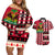 Haiti 1964 Christmas Couples Matching Off Shoulder Short Dress and Hawaiian Shirt Jwaye Nowe 2023 With Coat Of Arms - Wonder Print Shop