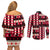 Haiti 1964 Christmas Couples Matching Off Shoulder Short Dress and Long Sleeve Button Shirt Jwaye Nowe 2023 With Coat Of Arms - Wonder Print Shop