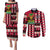 Haiti 1964 Christmas Couples Matching Puletasi Dress and Long Sleeve Button Shirt Jwaye Nowe 2023 With Coat Of Arms - Wonder Print Shop