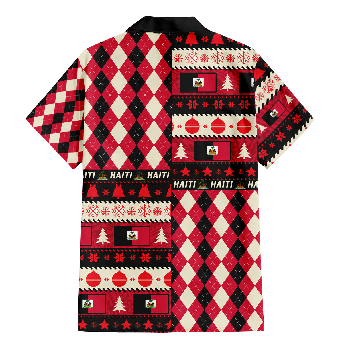 Haiti 1964 Christmas Family Matching Mermaid Dress and Hawaiian Shirt Jwaye Nowe 2023 With Coat Of Arms - Wonder Print Shop