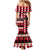 Haiti 1964 Christmas Family Matching Mermaid Dress and Hawaiian Shirt Jwaye Nowe 2023 With Coat Of Arms - Wonder Print Shop