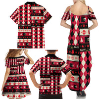 Haiti 1964 Christmas Family Matching Summer Maxi Dress and Hawaiian Shirt Jwaye Nowe 2023 With Coat Of Arms - Wonder Print Shop