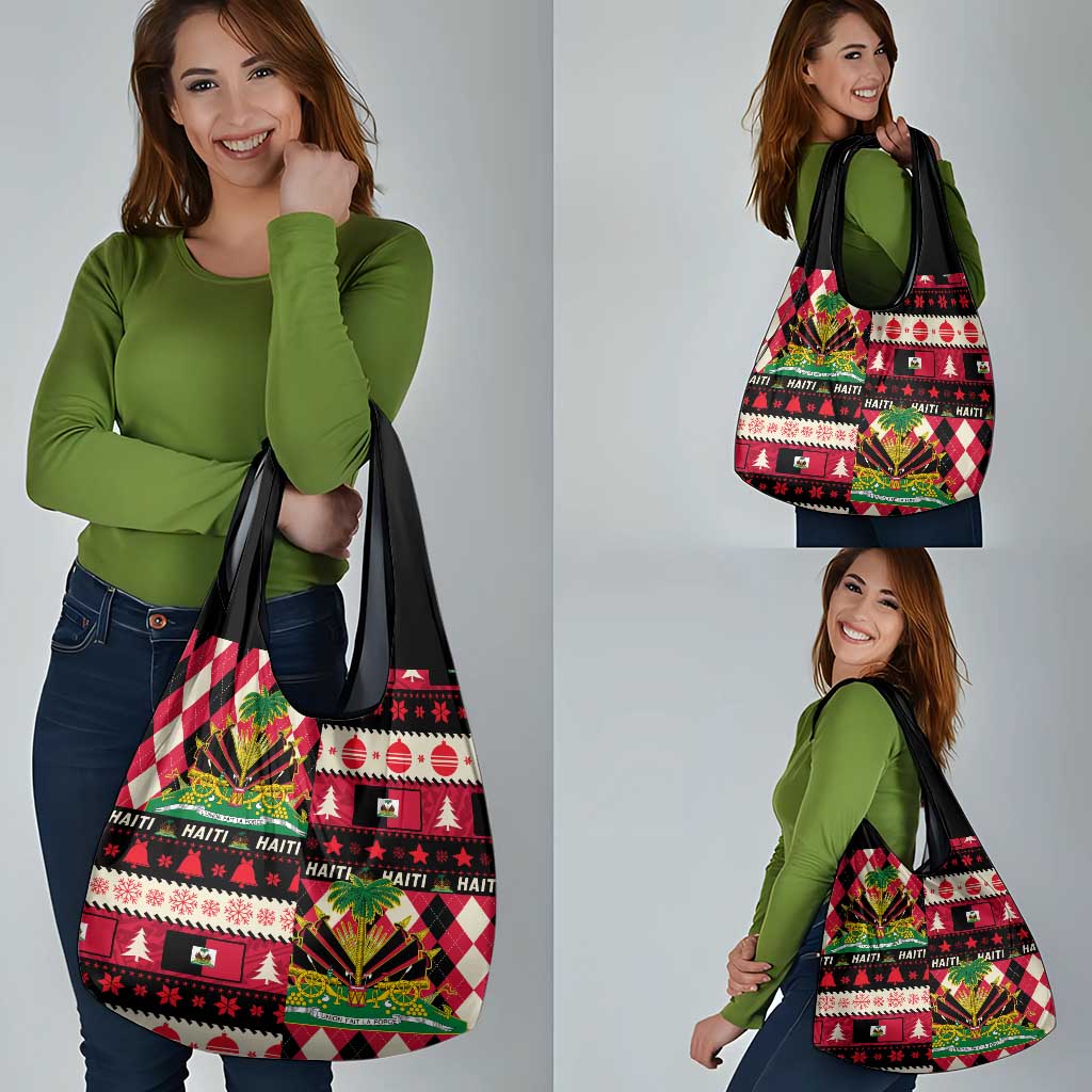 Haiti 1964 Christmas Grocery Bag Jwaye Nowe With Coat Of Arms