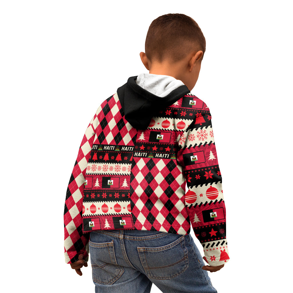 Haiti 1964 Christmas Kid Hoodie Jwaye Nowe 2023 With Coat Of Arms - Wonder Print Shop