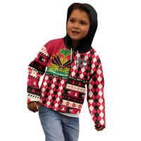 Haiti 1964 Christmas Kid Hoodie Jwaye Nowe 2023 With Coat Of Arms - Wonder Print Shop