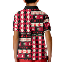 Haiti 1964 Christmas Kid Polo Shirt Jwaye Nowe 2023 With Coat Of Arms - Wonder Print Shop