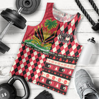 Haiti 1964 Christmas Men Tank Top Jwaye Nowe 2023 With Coat Of Arms - Wonder Print Shop