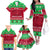 Personalised Wales Christmas Family Matching Off Shoulder Long Sleeve Dress and Hawaiian Shirt Nadolig Llawen Cymru Unique Version - Wonder Print Shop