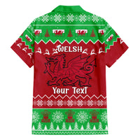 Personalised Wales Christmas Family Matching Tank Maxi Dress and Hawaiian Shirt Nadolig Llawen Cymru Unique Version - Wonder Print Shop