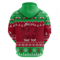 Personalised Wales Christmas Hoodie Nadolig Llawen Cymru Unique Version - Wonder Print Shop