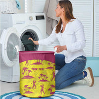 West Indies Cricket Custom Laundry Basket Windies Palm Tree Tropical Style - Wonder Print Shop