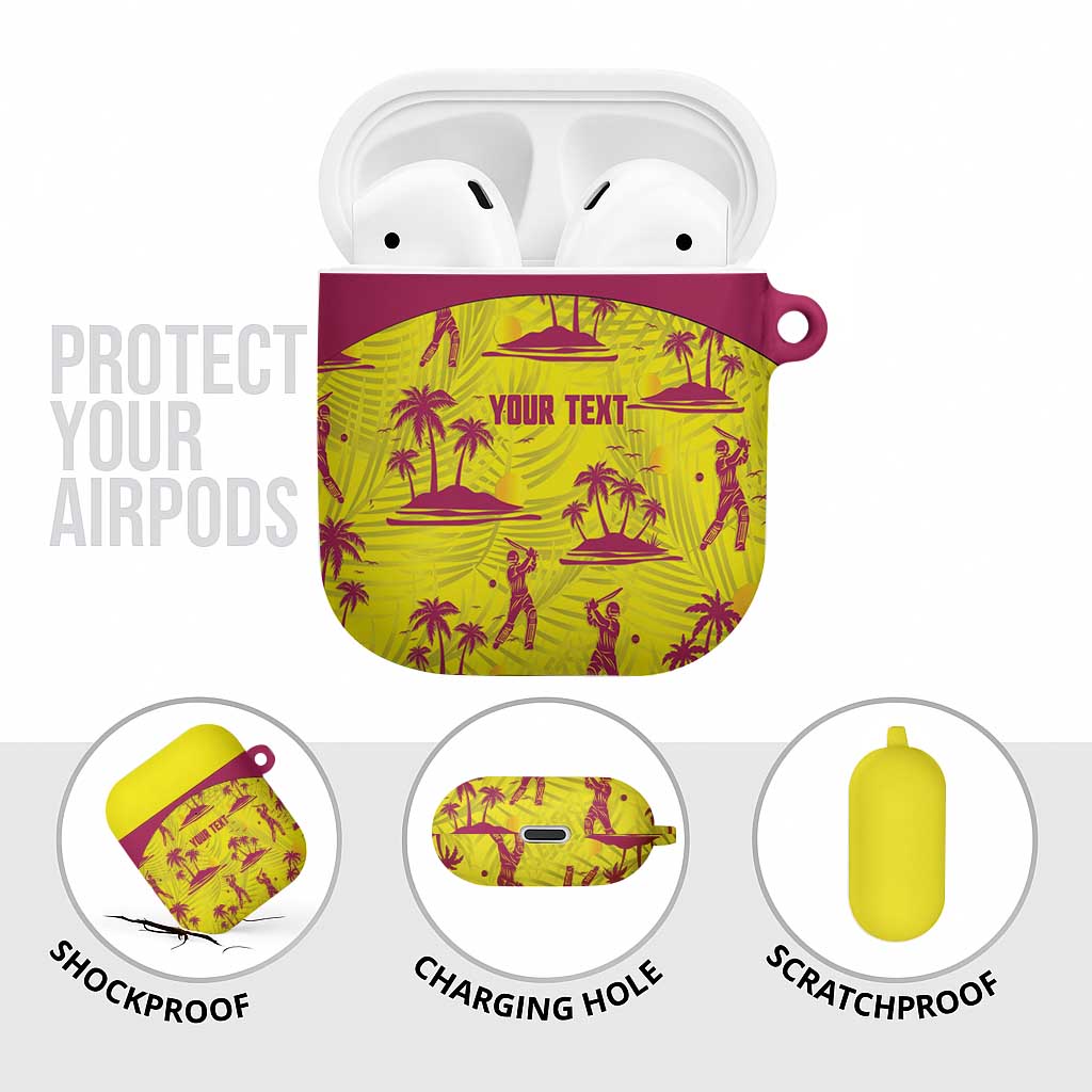 West Indies Cricket Custom AirPods Case Windies Palm Tree Tropical Style - Wonder Print Shop