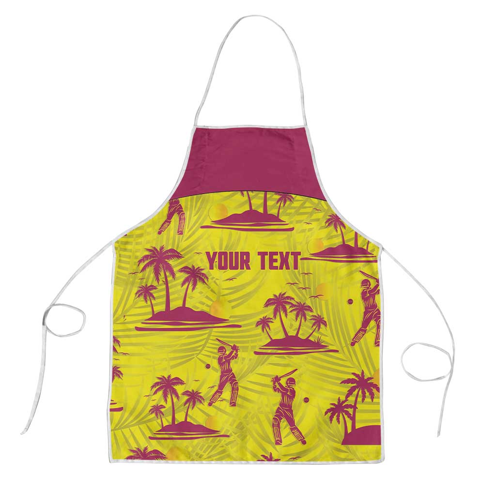 West Indies Cricket Custom Apron Windies Palm Tree Tropical Style - Wonder Print Shop