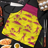 West Indies Cricket Custom Apron Windies Palm Tree Tropical Style - Wonder Print Shop