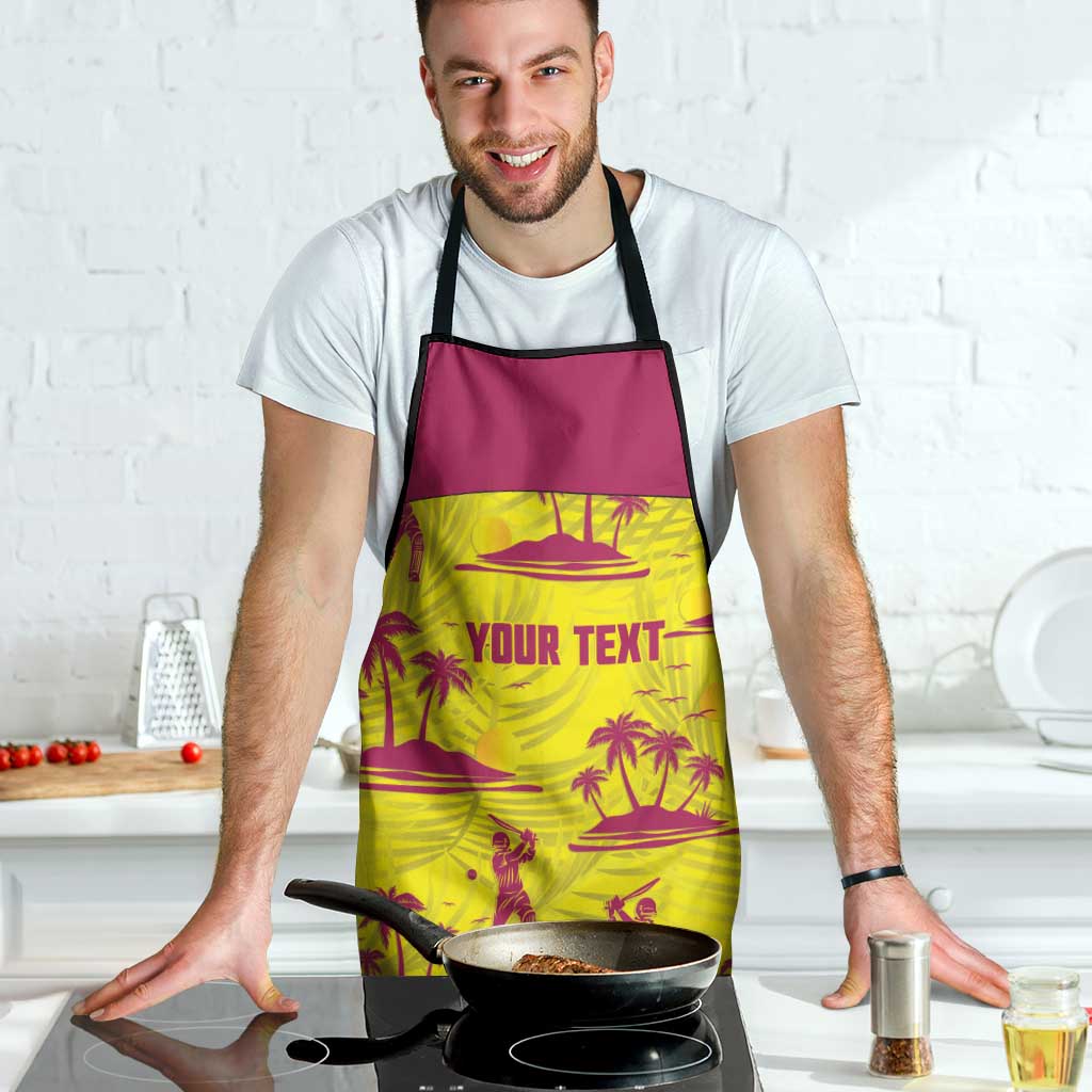 West Indies Cricket Custom Apron Windies Palm Tree Tropical Style - Wonder Print Shop