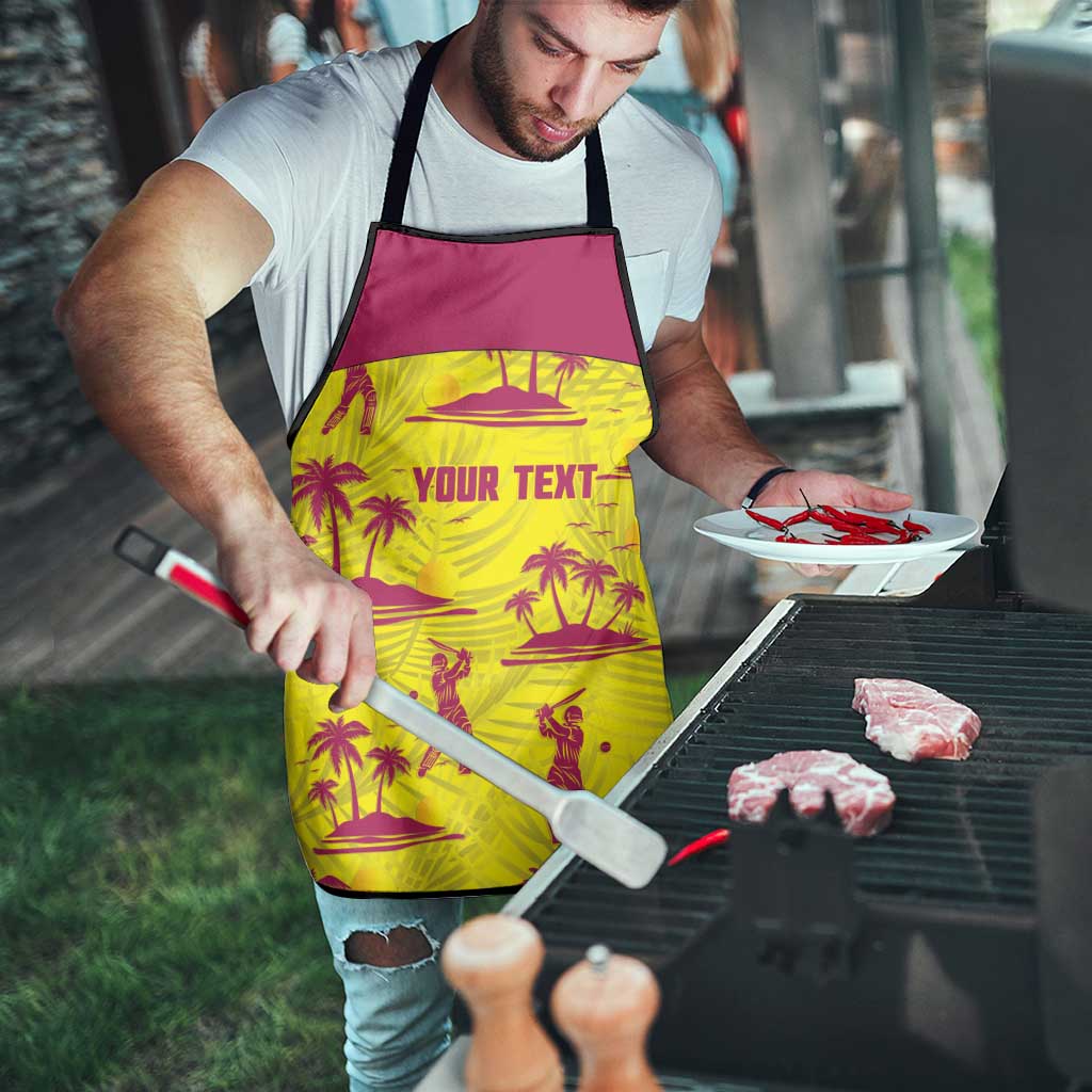 West Indies Cricket Custom Apron Windies Palm Tree Tropical Style - Wonder Print Shop