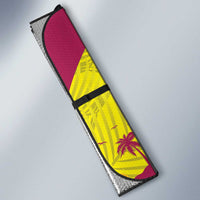 West Indies Cricket Custom Auto Sun Shade Windies Palm Tree Tropical Style - Wonder Print Shop
