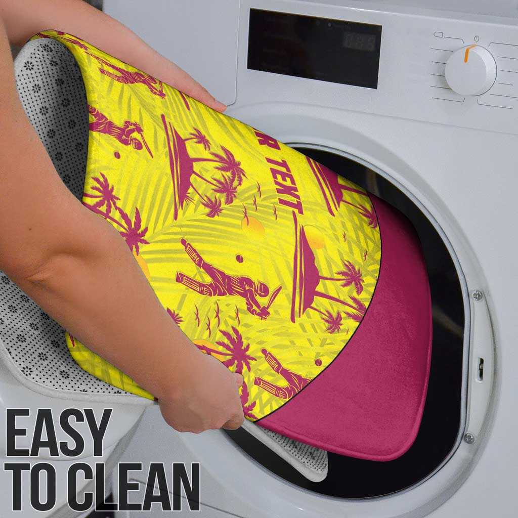 West Indies Cricket Custom Bathroom Set Windies Palm Tree Tropical Style - Wonder Print Shop