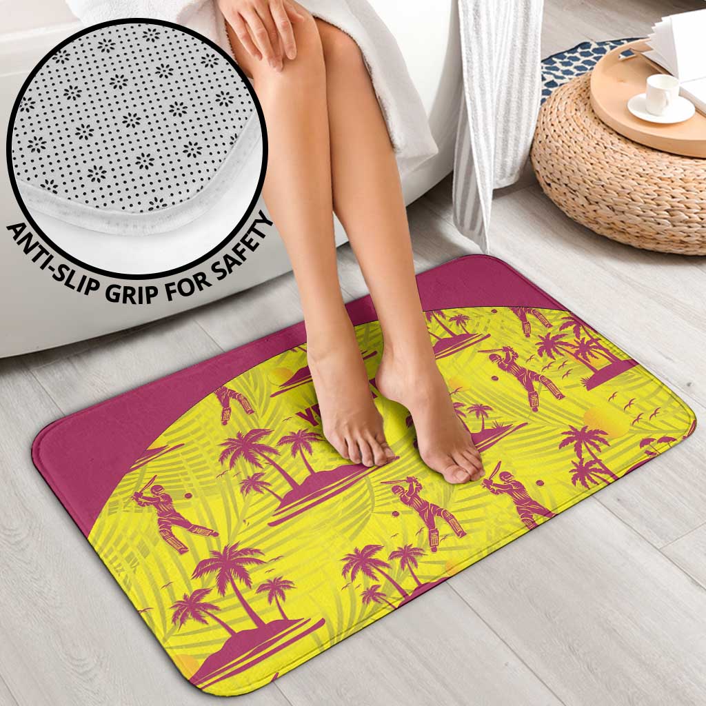West Indies Cricket Custom Bathroom Set Windies Palm Tree Tropical Style - Wonder Print Shop