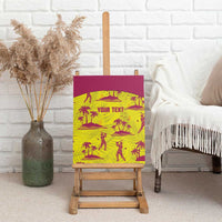 West Indies Cricket Custom Canvas Wall Art Windies Palm Tree Tropical Style - Wonder Print Shop